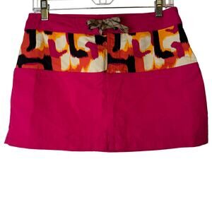 Patagonia Pink Tribal "Board Skirtie" Beach Cover Up Skirt - Size 6